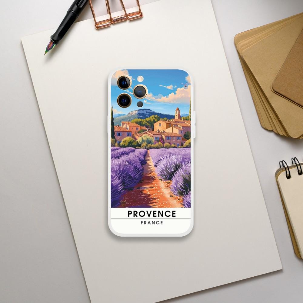 Provence Transparent Phone Case – Flexible Modern Protection