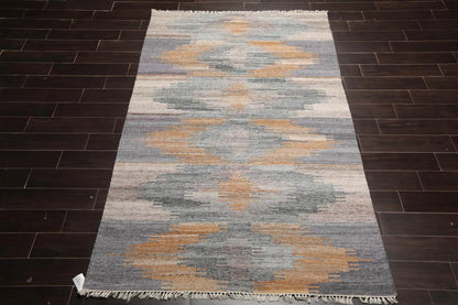 Indoor/Outdoor Yarn Modern Kilim Area Rug