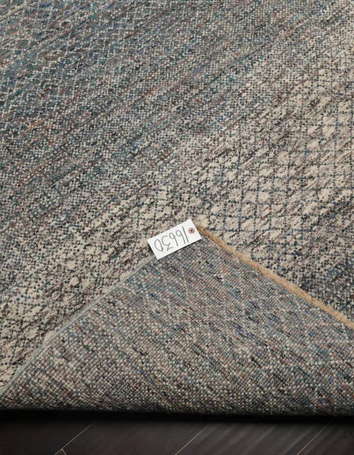 Load image into Gallery viewer, 8' x 10' Hand Knotted 100% Wool Modern Oriental Area Rug Ivory, Blue, Aqua
