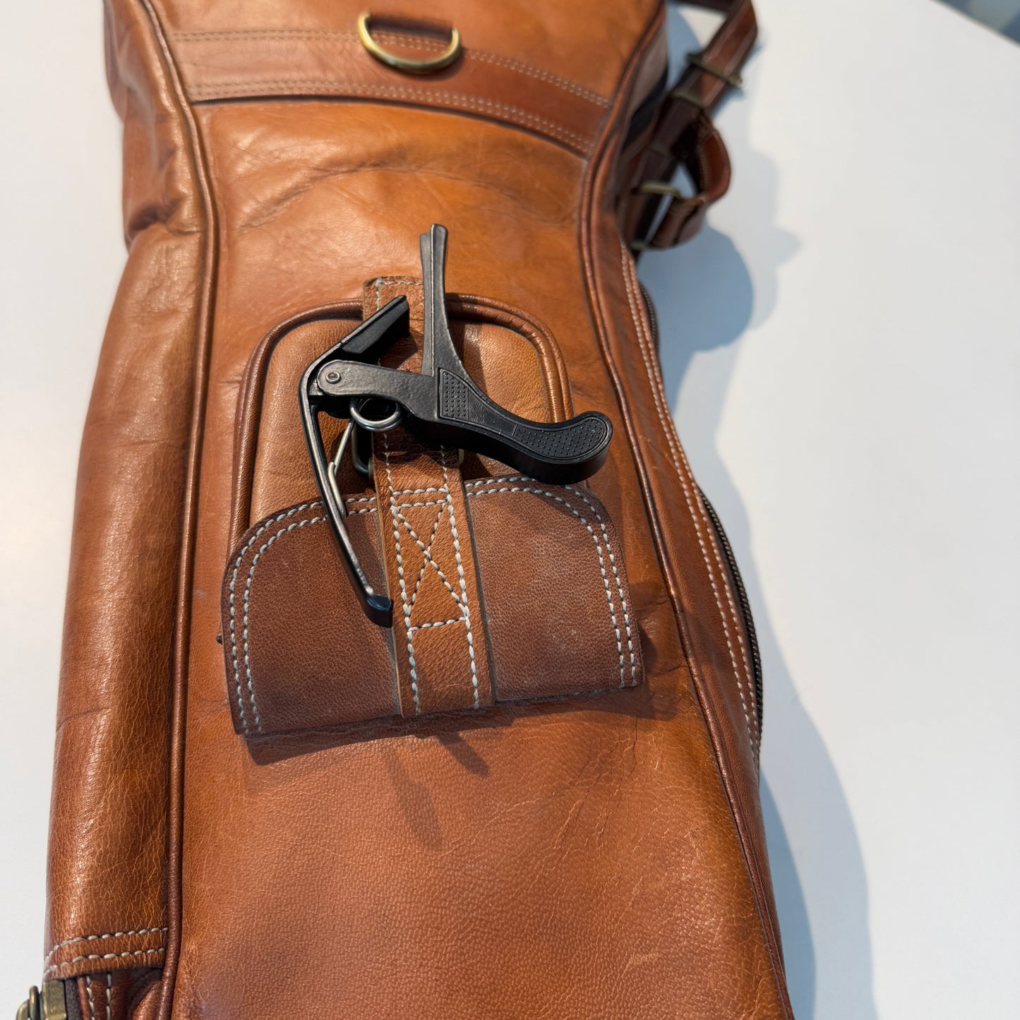 Personalized Leather Guitar Case