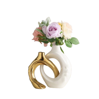 Elegant Ceramic Vase Set