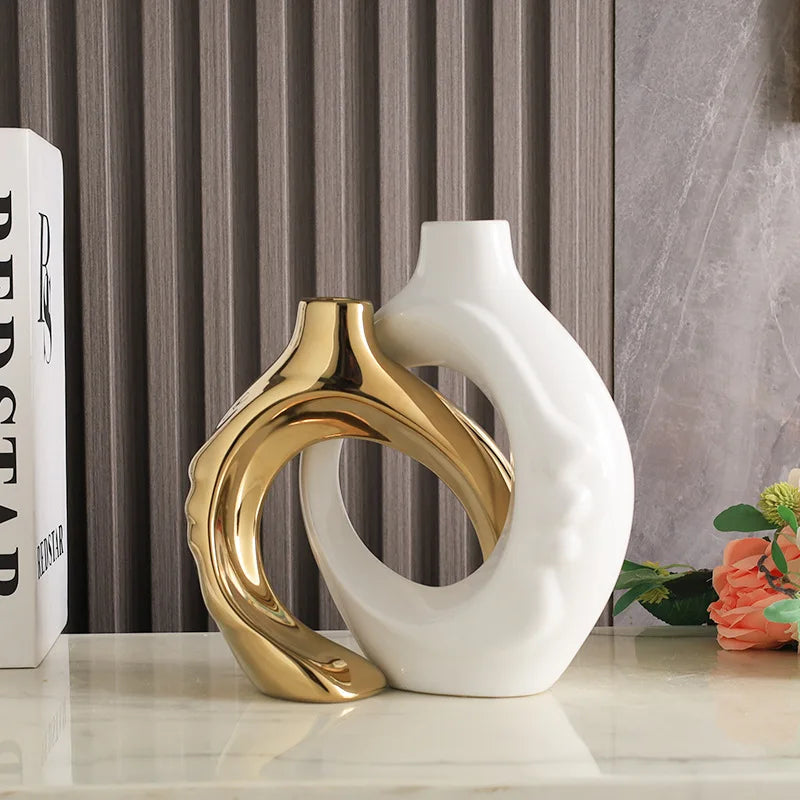 Elegant Ceramic Vase Set