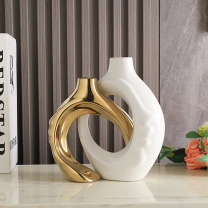 Elegant Ceramic Vase Set
