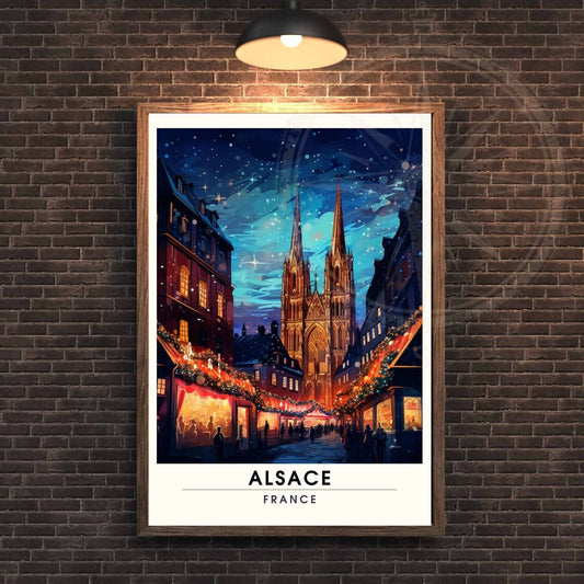 Alsace Travel Poster