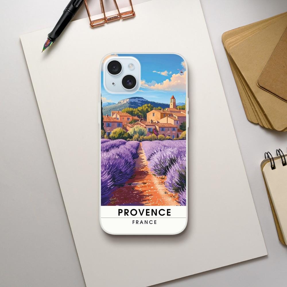 Provence Transparent Phone Case – Flexible Modern Protection