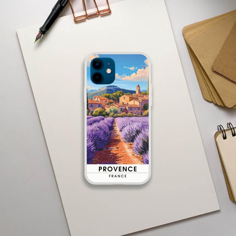 Provence Transparent Phone Case – Flexible Modern Protection