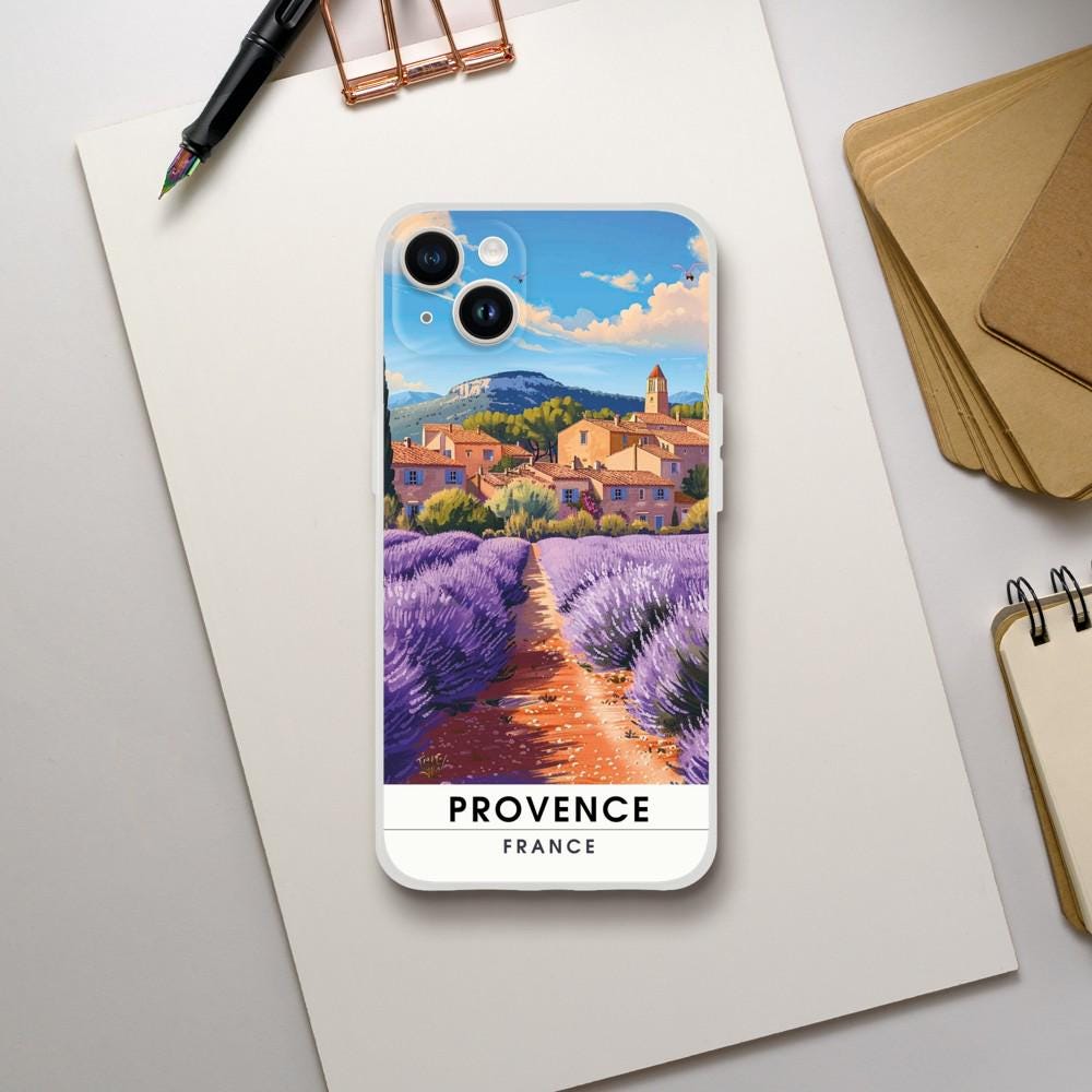 Provence Transparent Phone Case – Flexible Modern Protection
