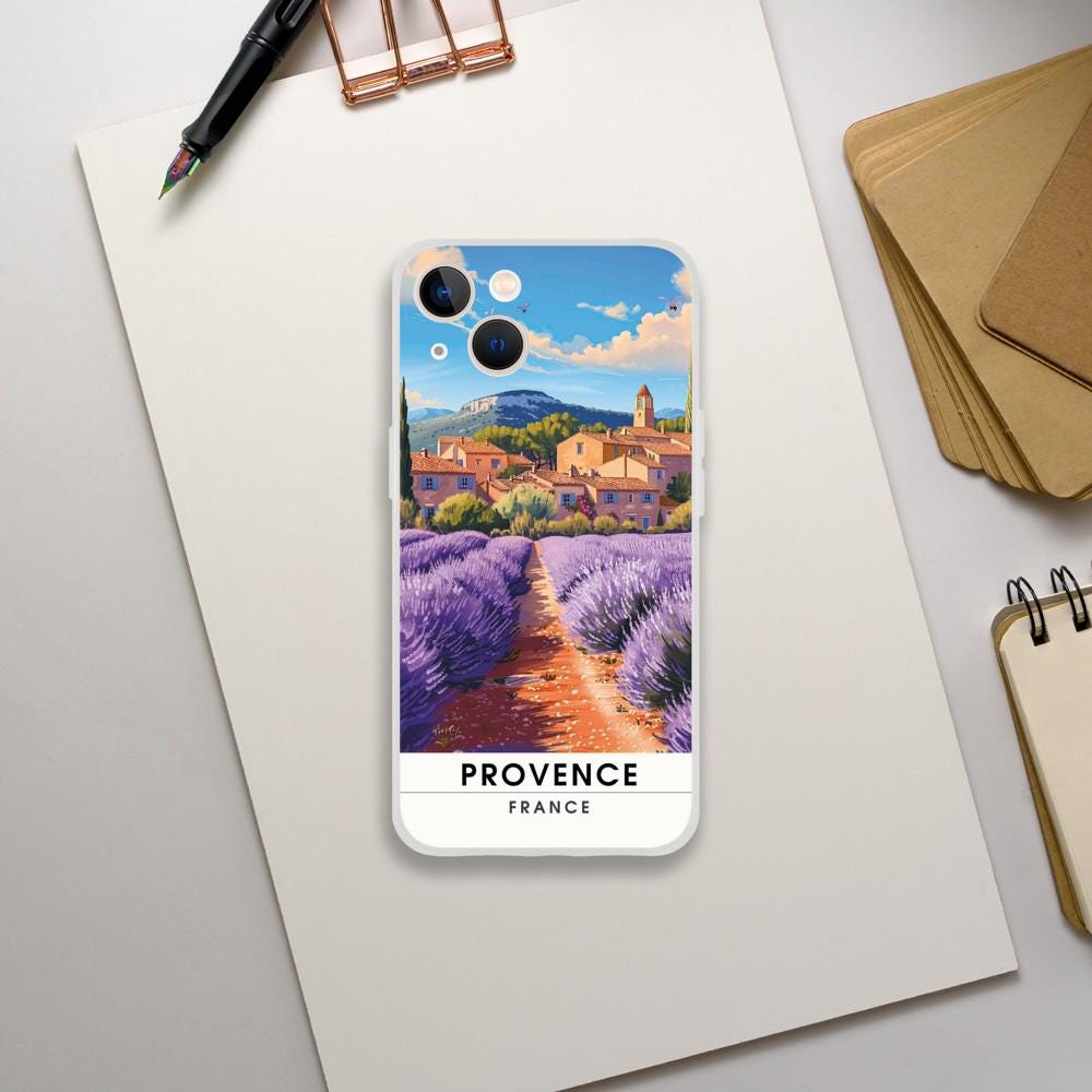 Provence Transparent Phone Case – Flexible Modern Protection