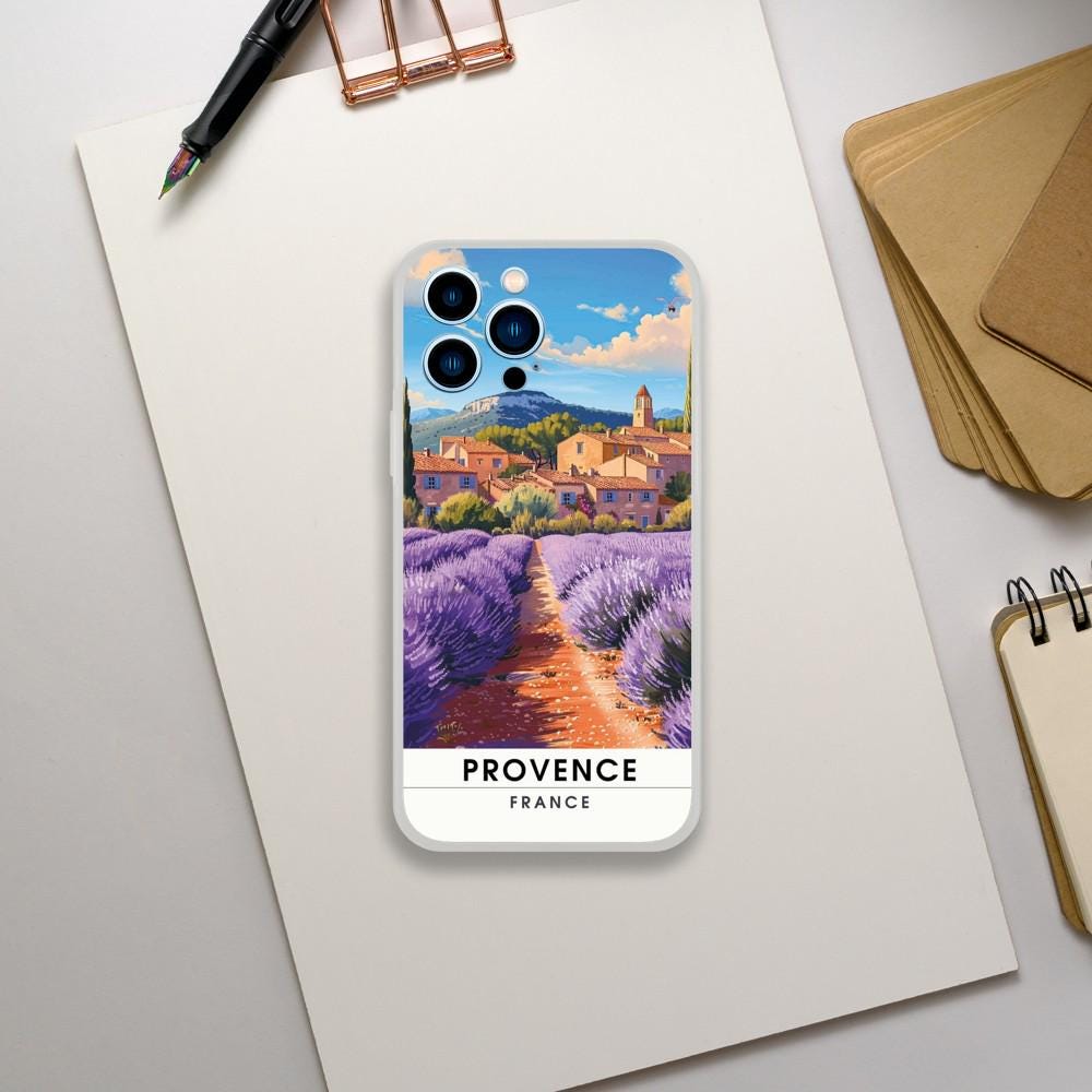 Provence Transparent Phone Case – Flexible Modern Protection