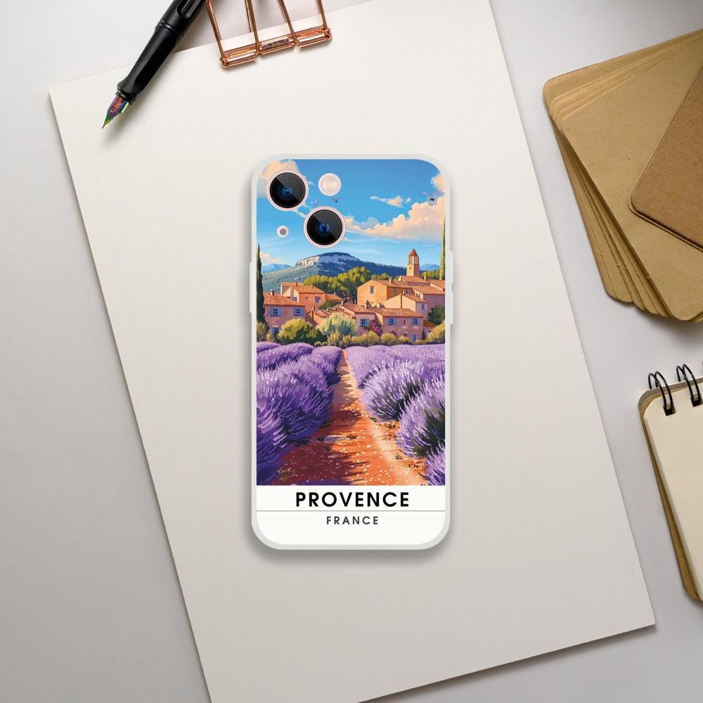 Provence Transparent Phone Case – Flexible Modern Protection
