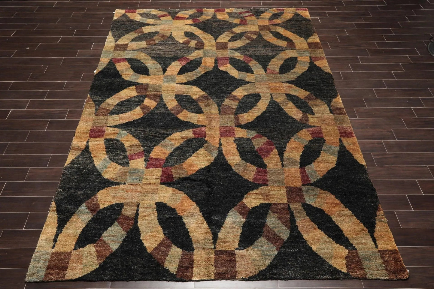100% Jute Thick Pile Modern Charcoal Rug
