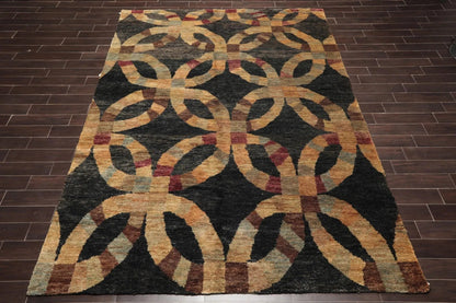 100% Jute Thick Pile Modern Charcoal Rug