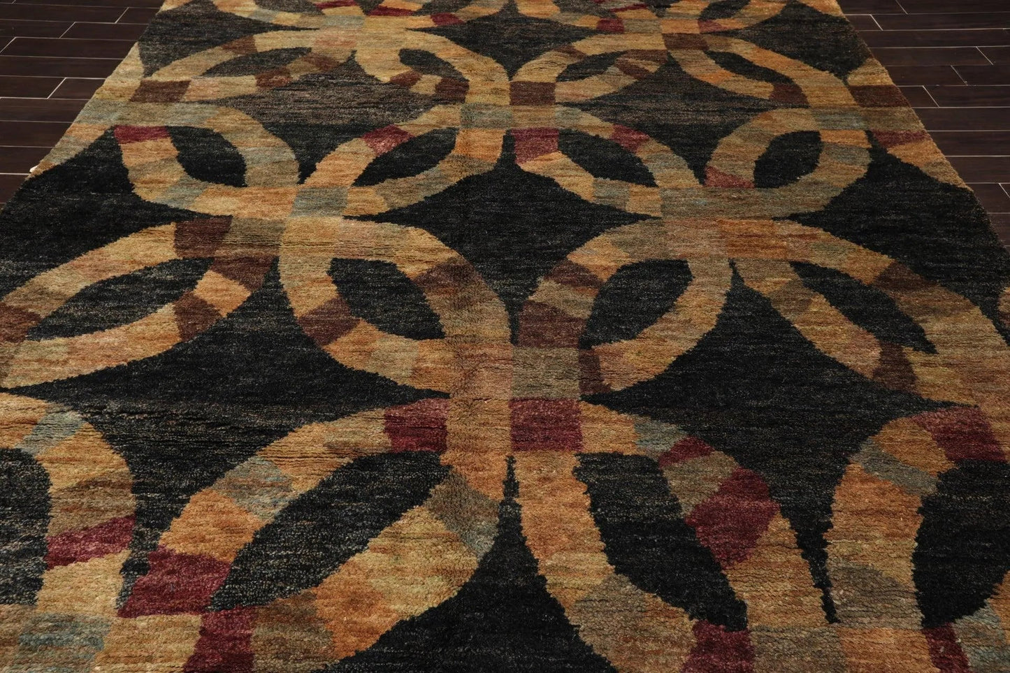 100% Jute Thick Pile Modern Charcoal Rug